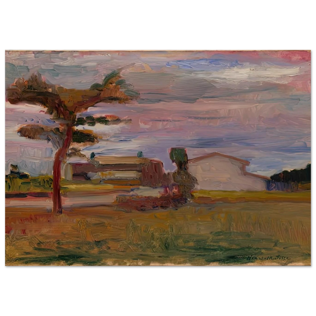 CORSICAN LANDSCAPE 1898 Poster | Henri Matisse Poster | Henri Matisse Print