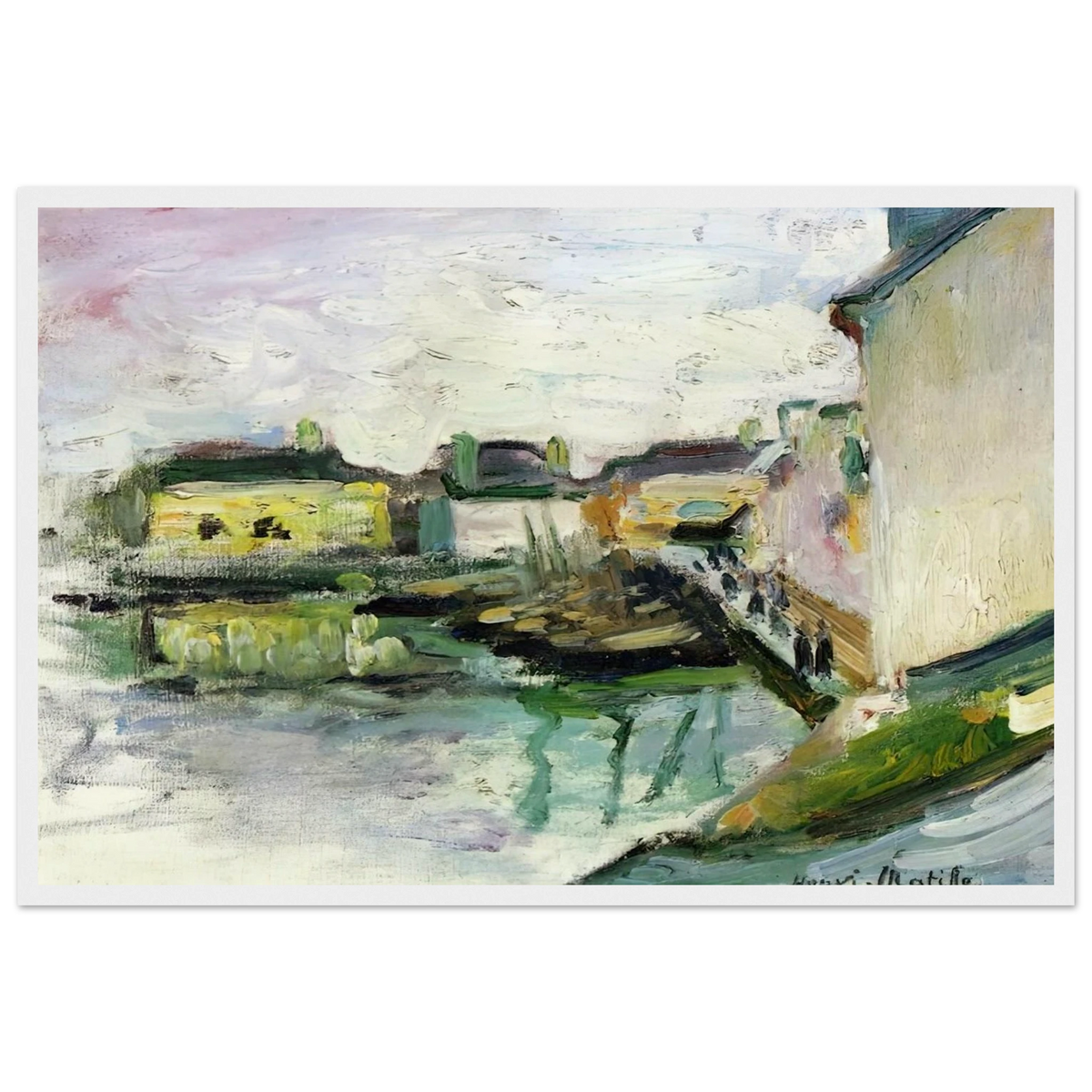 THE PORT OF PALAIS BELLE ILE 1896 Framed Poster | Henri Matisse Framed Prints Wall Art | Henri Matisse Print