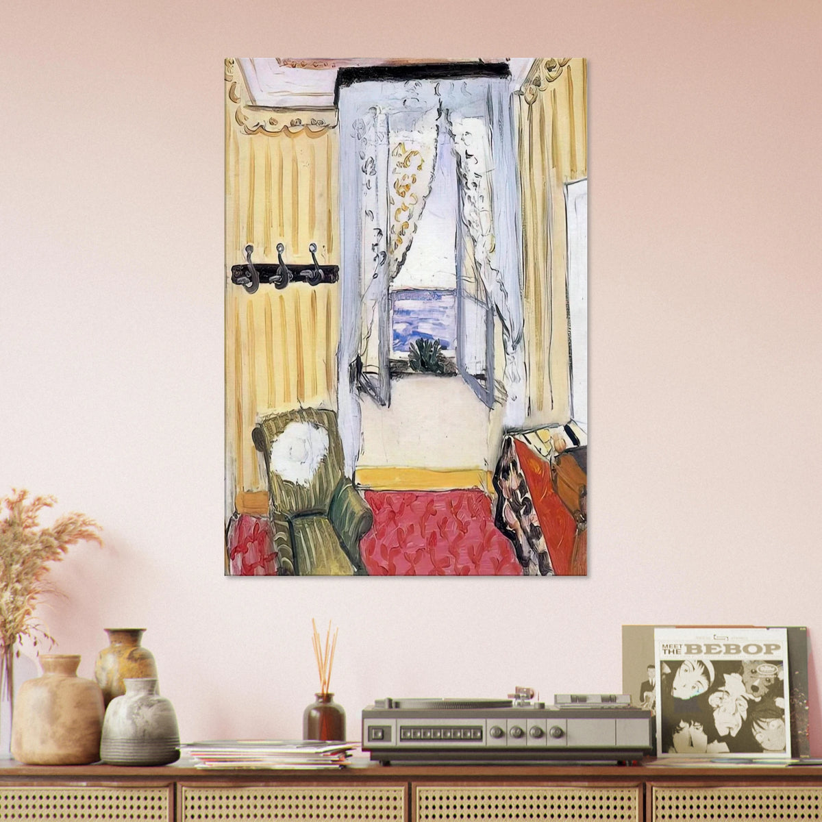 MY ROOM AT THE BEAU RIVAGE 1918 Canvas | Henri Matisse Canvas | Henri Matisse Print