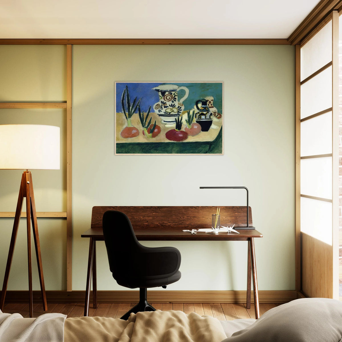 THE RED ONIONS 1906 Framed Poster | Henri Matisse Framed Prints Wall Art | Henri Matisse Print
