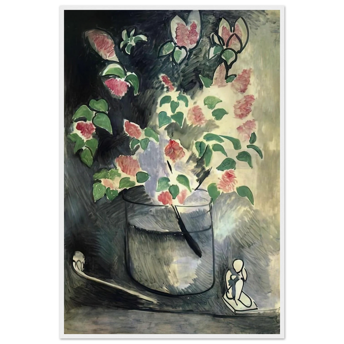 BRANCH OF LILLACS 1914 Framed Poster | Henri Matisse Framed Prints Wall Art | Henri Matisse Print