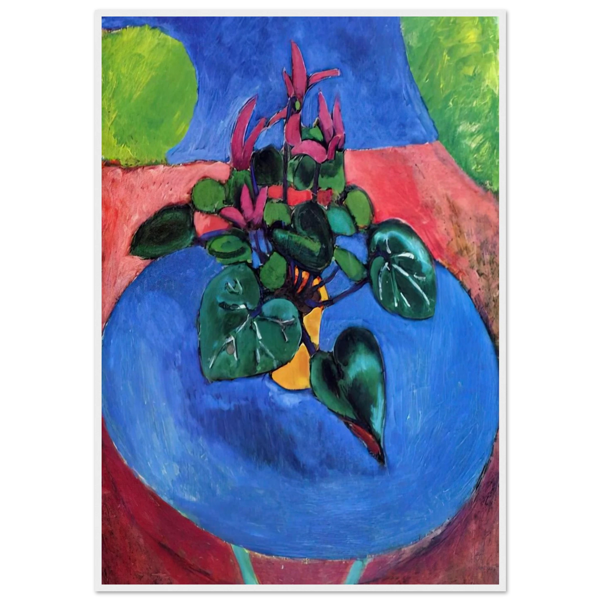 CYCLAMEN POURPRE 1912 Framed Poster | Henri Matisse Framed Prints Wall Art | Henri Matisse Print