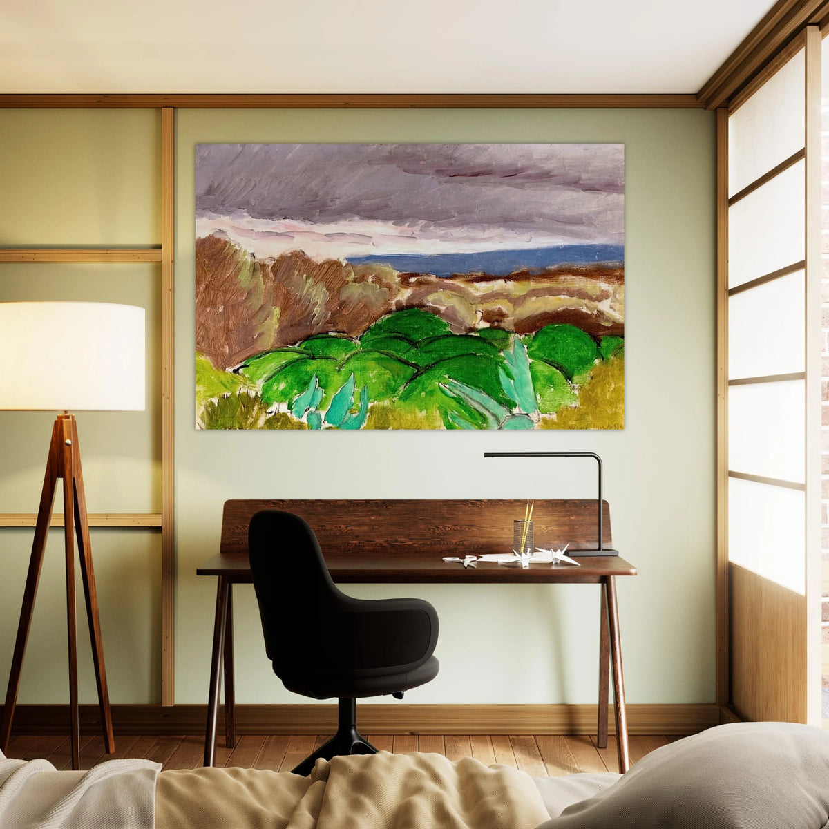 CAGNES LANDSCAPE IN STORMY WEATHER 1917 Poster | Henri Matisse Poster | Henri Matisse Print