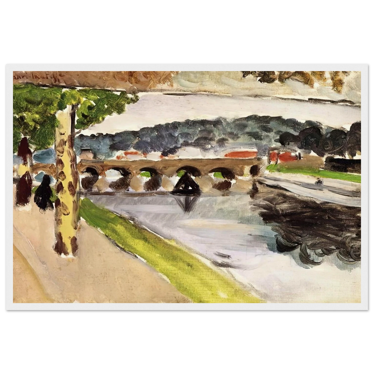 PARADE PLATANES 1917 Framed Poster | Henri Matisse Framed Prints Wall Art | Henri Matisse Print