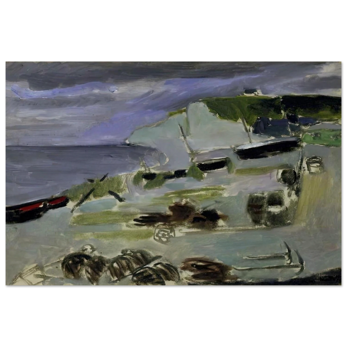 BOATS ON THE BEACH ETRETAT 1920 Poster | Henri Matisse Poster | Henri Matisse Print
