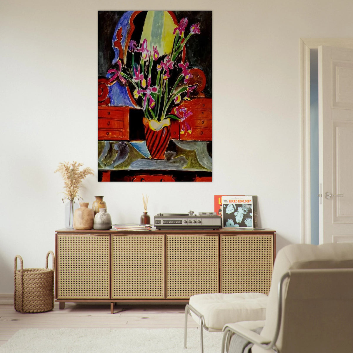 VASE OF IRISES 1912 Poster | Henri Matisse Poster | Henri Matisse Print