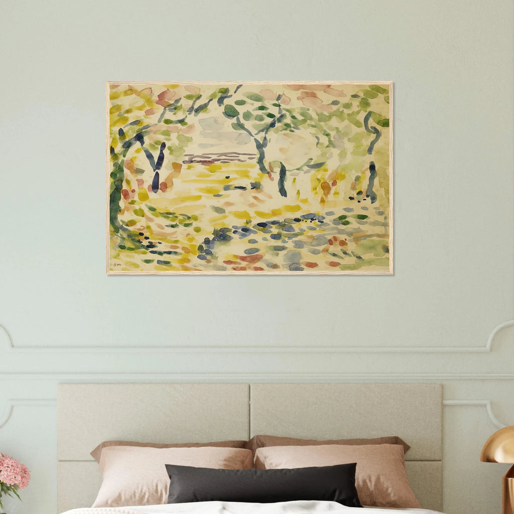 ETUDE POUR LE BONHEUR DE VIVRE 1905 Framed Poster | Henri Matisse Framed Prints Wall Art | Henri Matisse Print