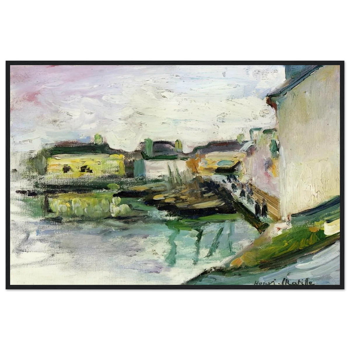 THE PORT OF PALAIS BELLE ILE 1896 Framed Poster | Henri Matisse Framed Prints Wall Art | Henri Matisse Print