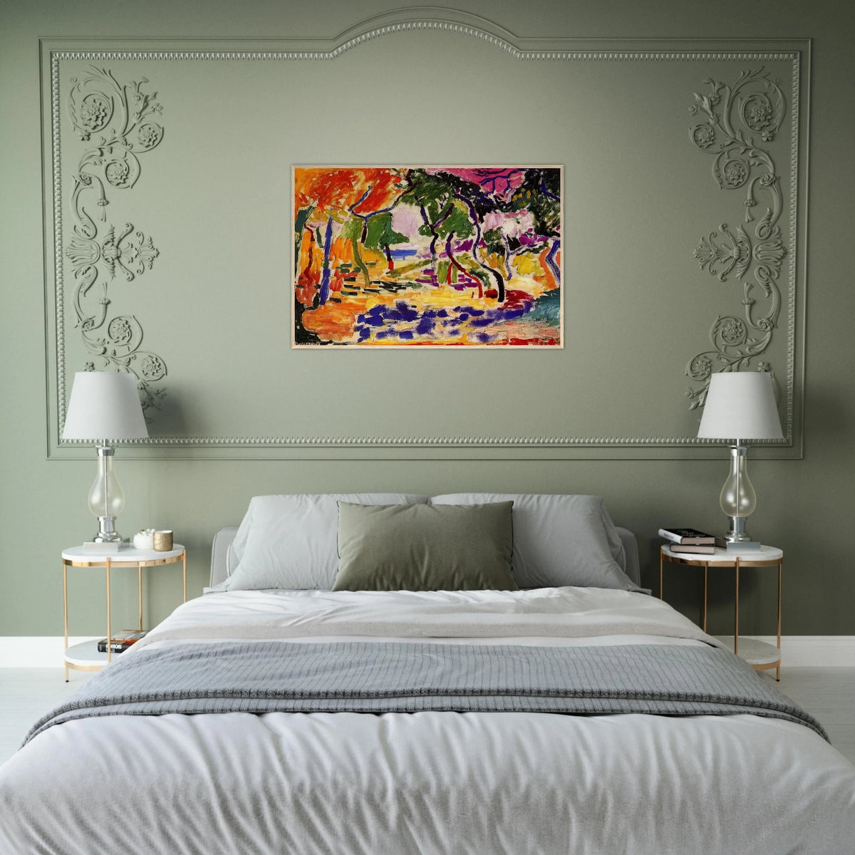 COUNTRYSIDE AT COLLIOURE 1905 Framed Poster | Henri Matisse Framed Prints Wall Art | Henri Matisse Print