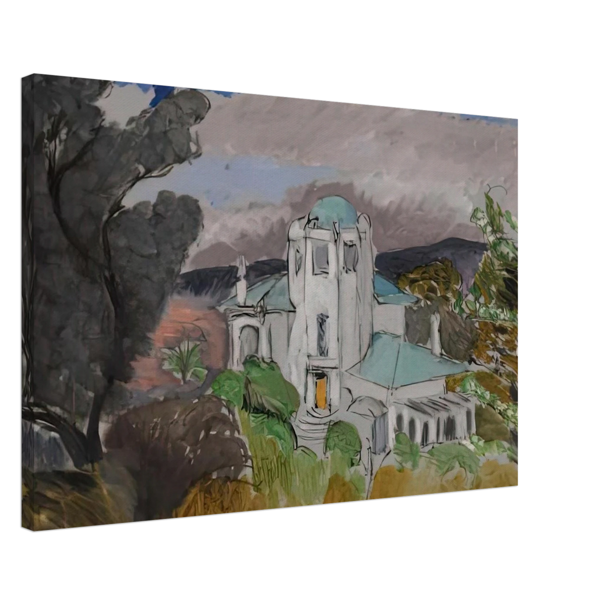 BLUE VILLA 1918 Canvas | Henri Matisse Canvas | Henri Matisse Print