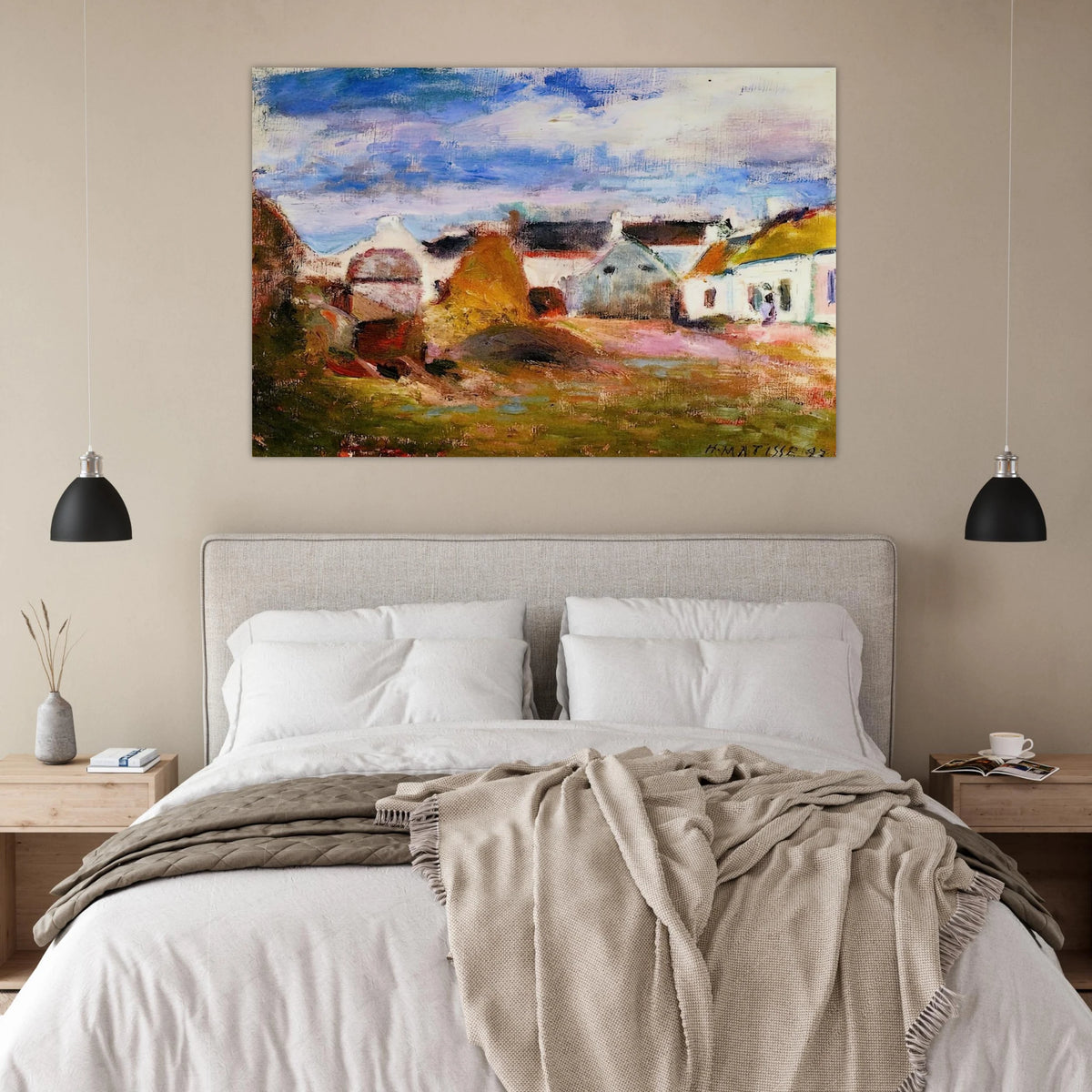 FARMYARD IN BRITTANY 1897 Poster | Henri Matisse Poster | Henri Matisse Print