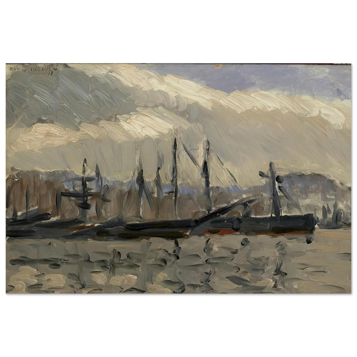 PORT DE CHERBOURG 1918 Poster | Henri Matisse Poster | Henri Matisse Print