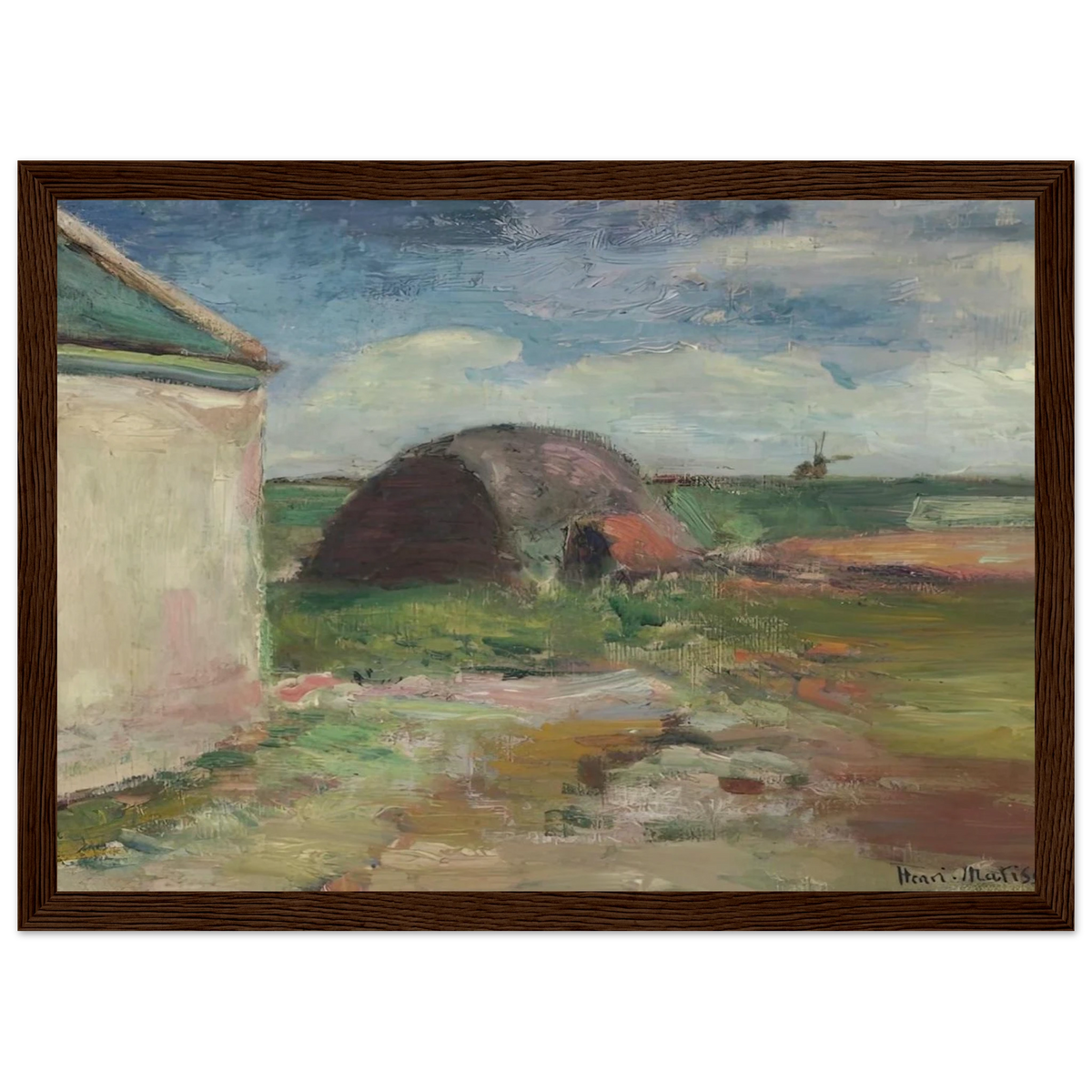 PAYSAGE DE BRETAGNE 1896 Framed Poster | Henri Matisse Framed Prints Wall Art | Henri Matisse Print