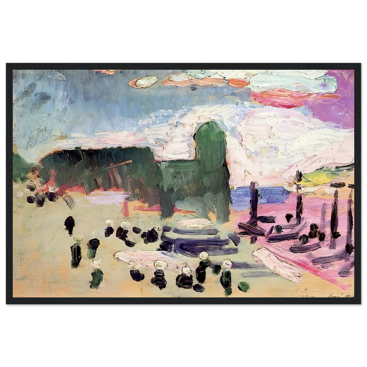 COLLIOURE 1905 Framed Poster | Henri Matisse Framed Prints Wall Art | Henri Matisse Print