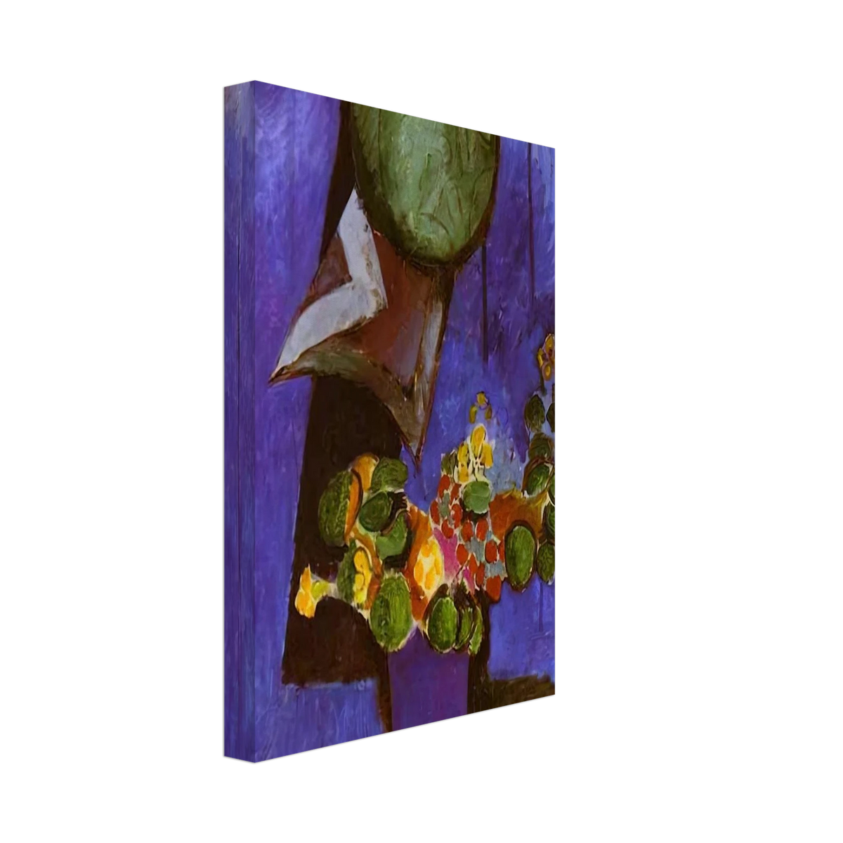 FLOWERS AND CERAMIC PLATE Canvas | Henri Matisse Canvas | Henri Matisse Print