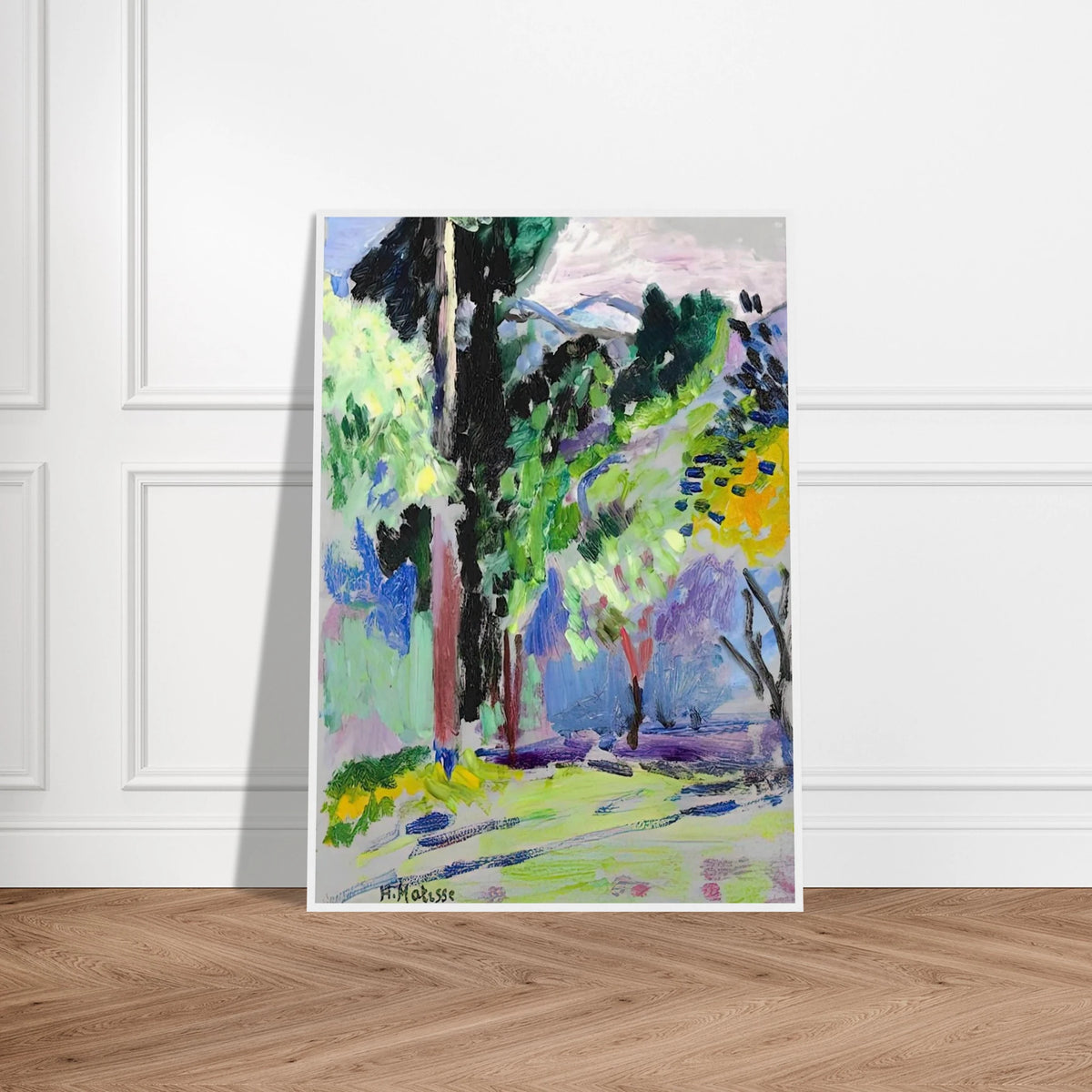 PAYSAGE A COLLIOURE 1905 Framed Poster | Henri Matisse Framed Prints Wall Art | Henri Matisse Print