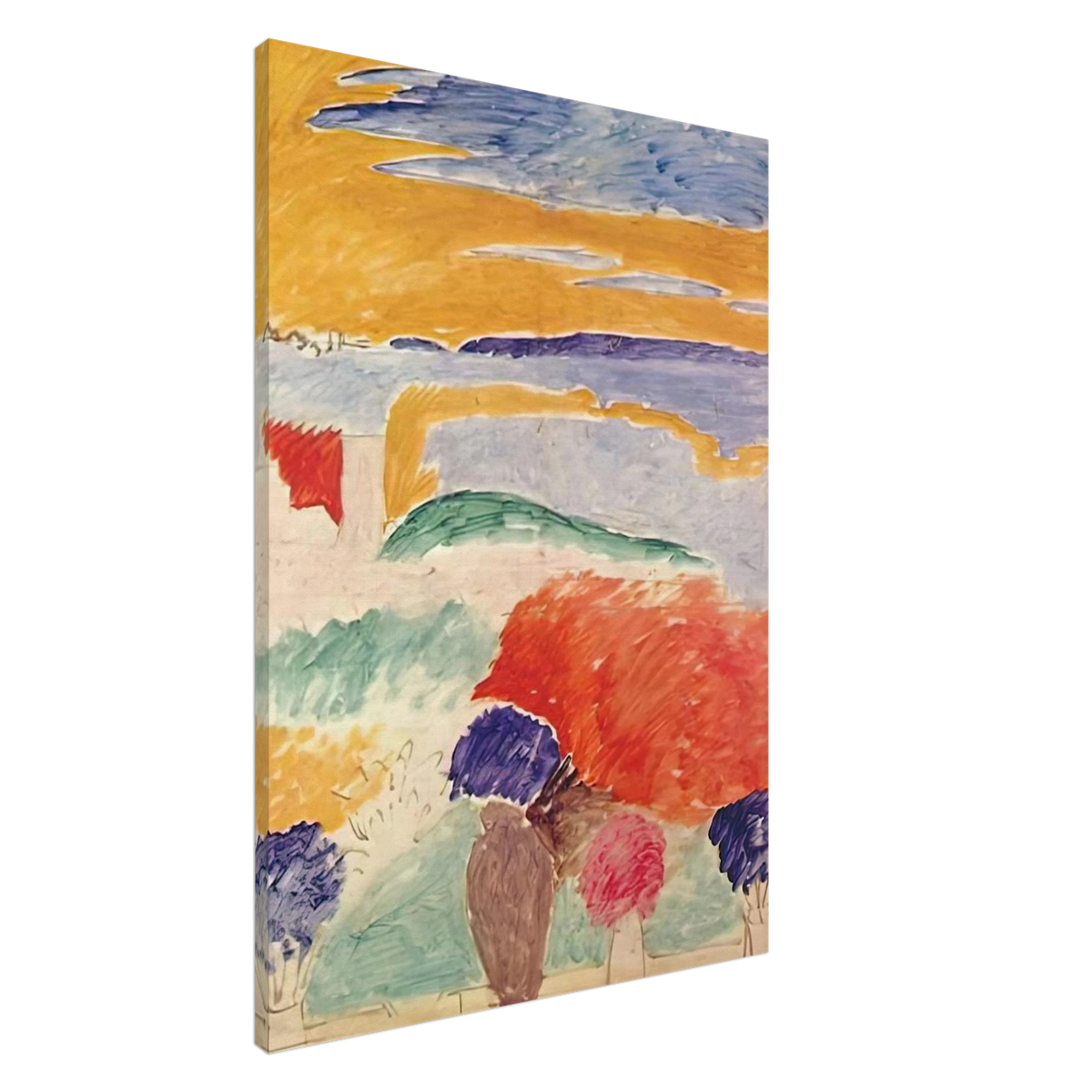 OPEN WINDOW AT TANGIER 1913 Canvas | Henri Matisse Canvas | Henri Matisse Print
