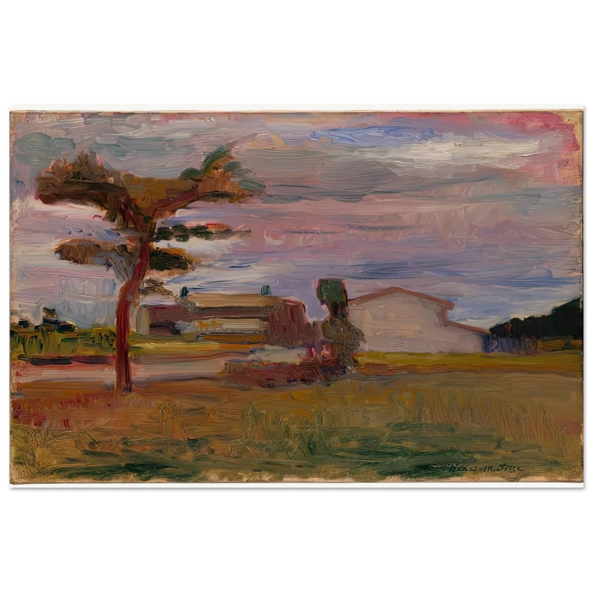 CORSICAN LANDSCAPE 1898 Poster | Henri Matisse Poster | Henri Matisse Print