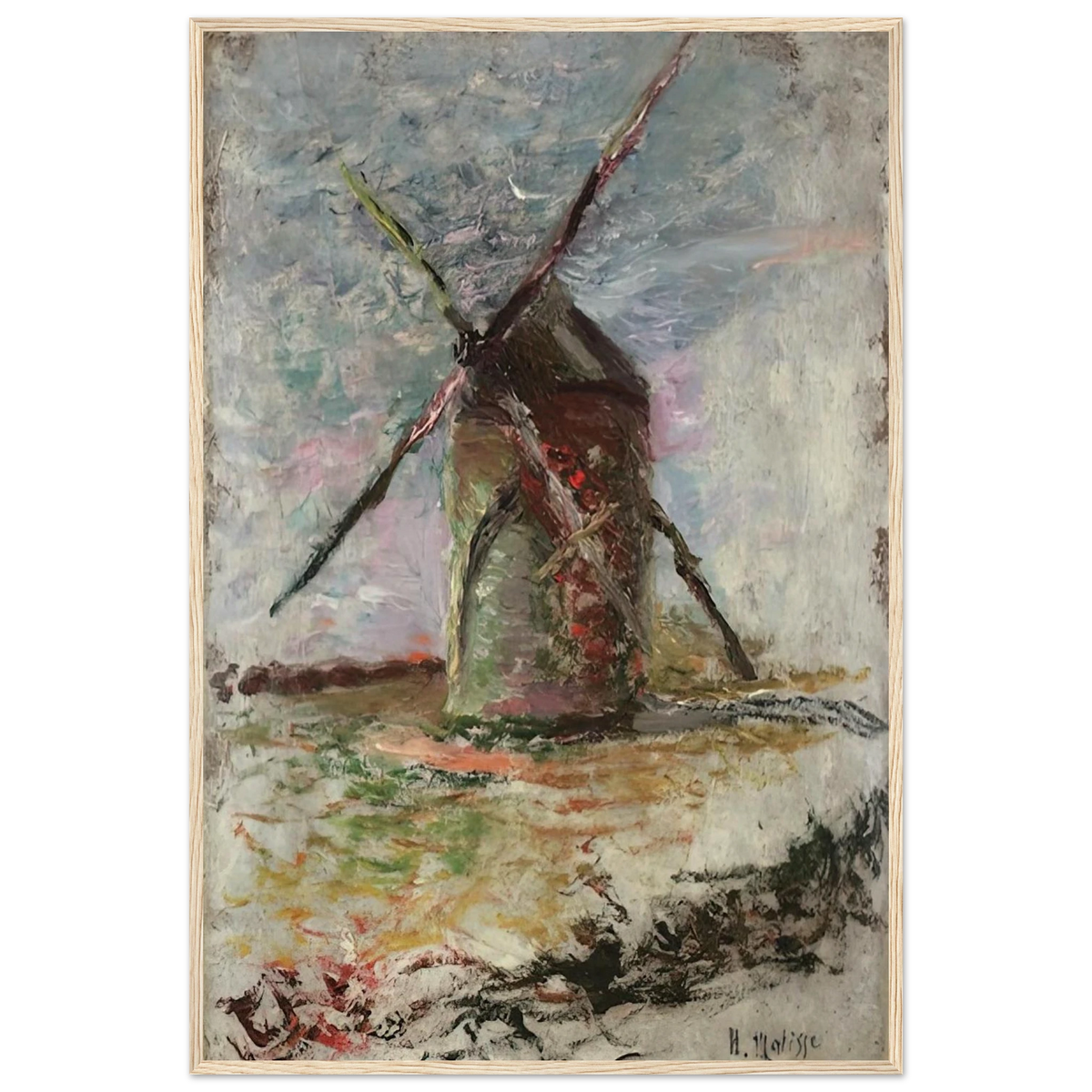 MOULIN 1897 Framed Poster | Henri Matisse Framed Prints Wall Art | Henri Matisse Print