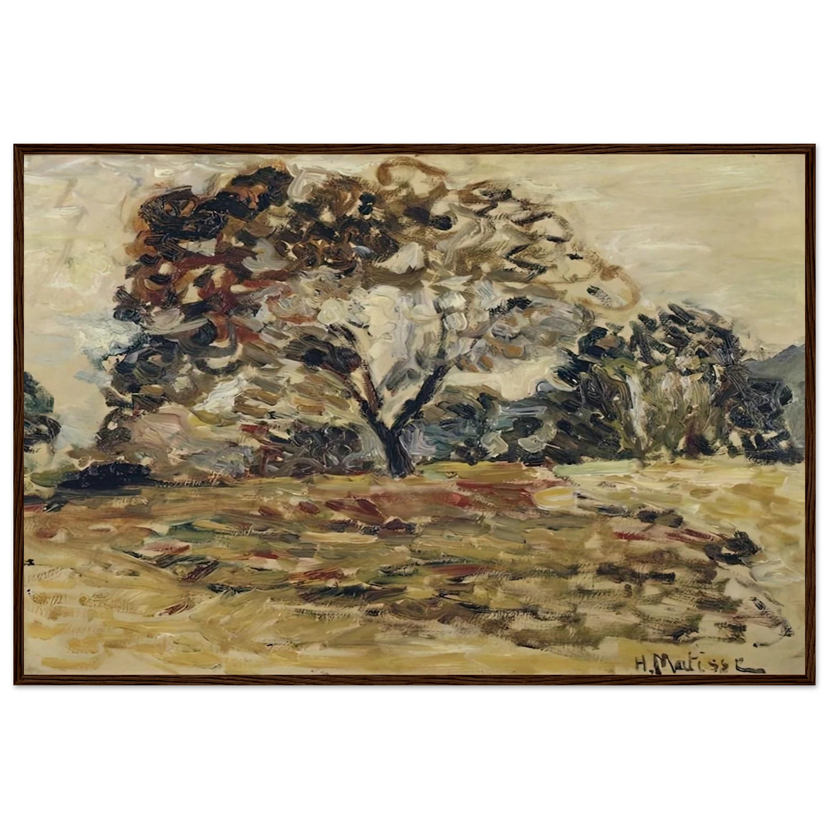 LANDSCAPE OF CORSICA 1 Framed Poster | Henri Matisse Framed Prints Wall Art | Henri Matisse Print
