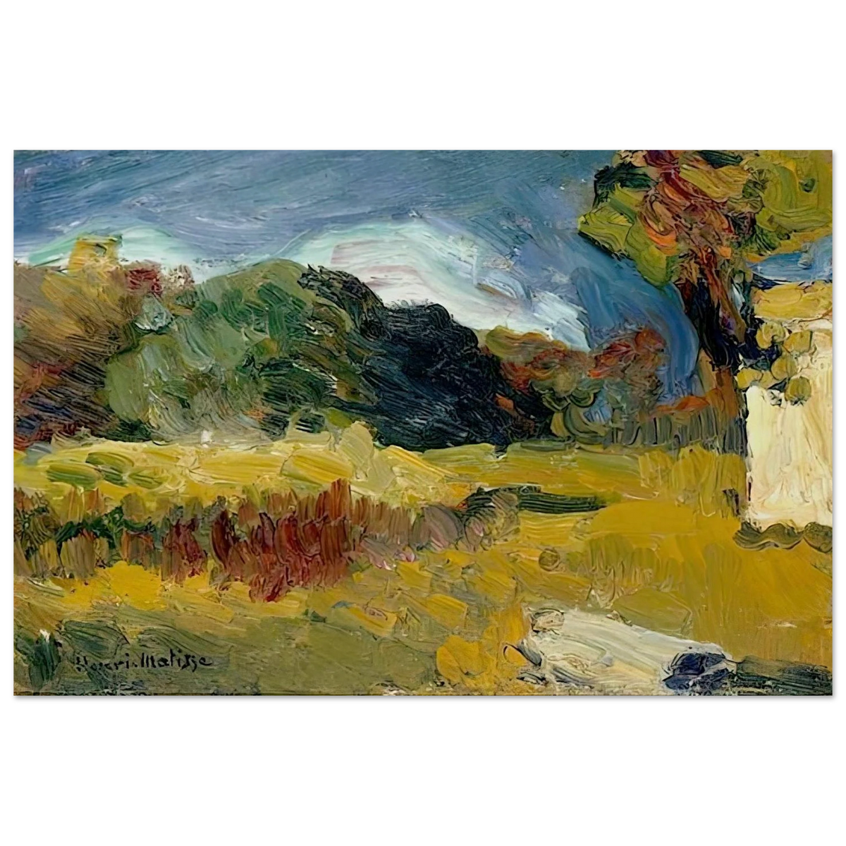 LANDSCAPE OF CORSICA Poster | Henri Matisse Poster | Henri Matisse Print