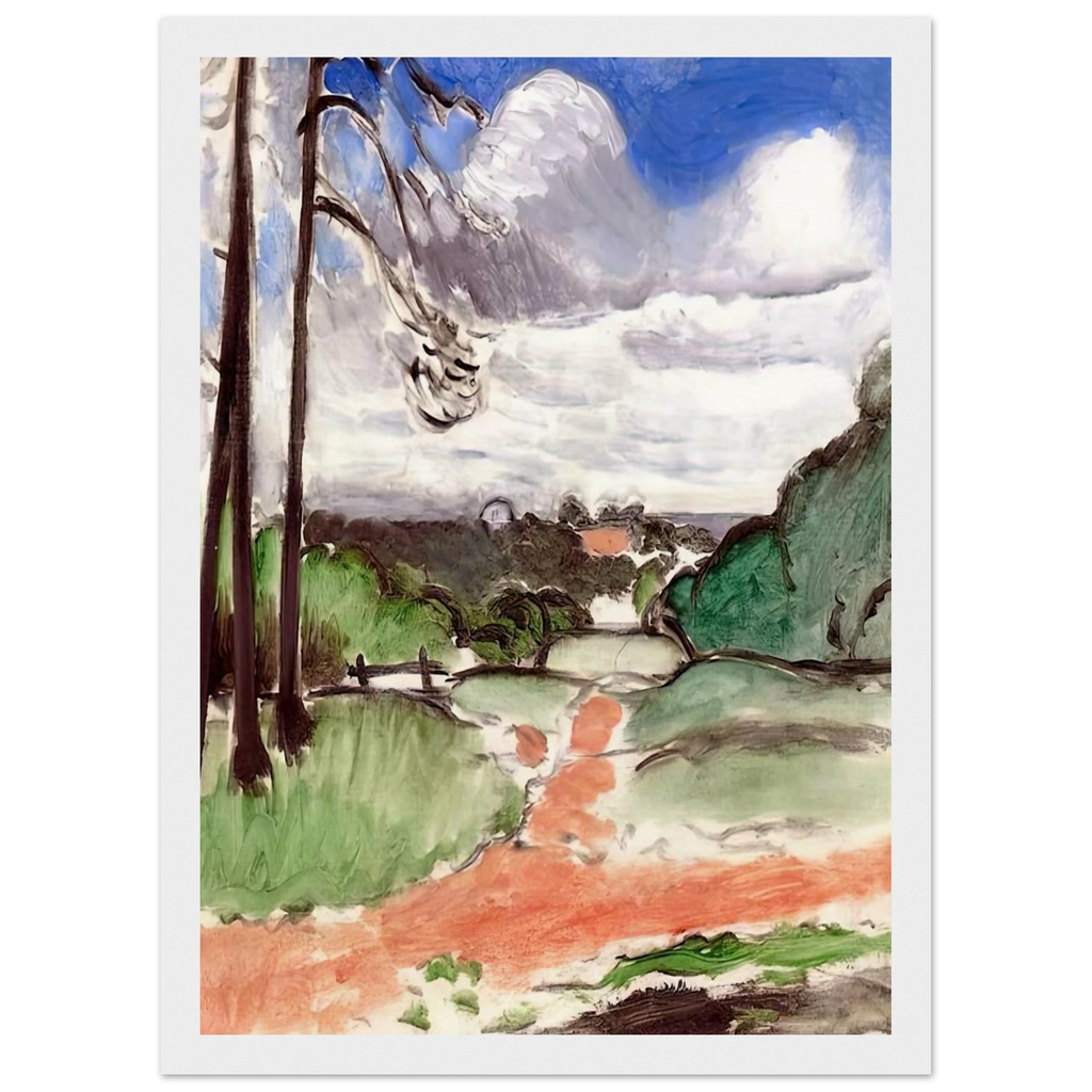 CHALAIS MEUDON 1917 Framed Poster | Henri Matisse Framed Prints Wall Art | Henri Matisse Print