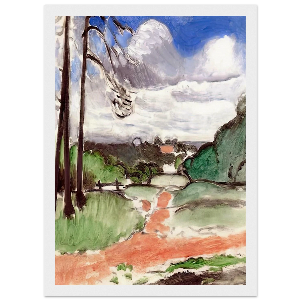 CHALAIS MEUDON 1917 Framed Poster | Henri Matisse Framed Prints Wall Art | Henri Matisse Print