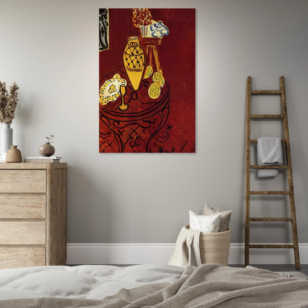 INTERIOR IN VENETIAN RED 1946 Poster | Henri Matisse Poster | Henri Matisse Print