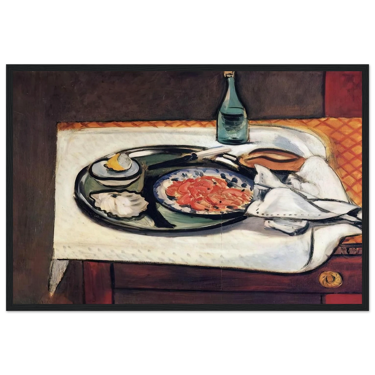 PINK SHRIMP 1921 Framed Poster | Henri Matisse Framed Prints Wall Art | Henri Matisse Print