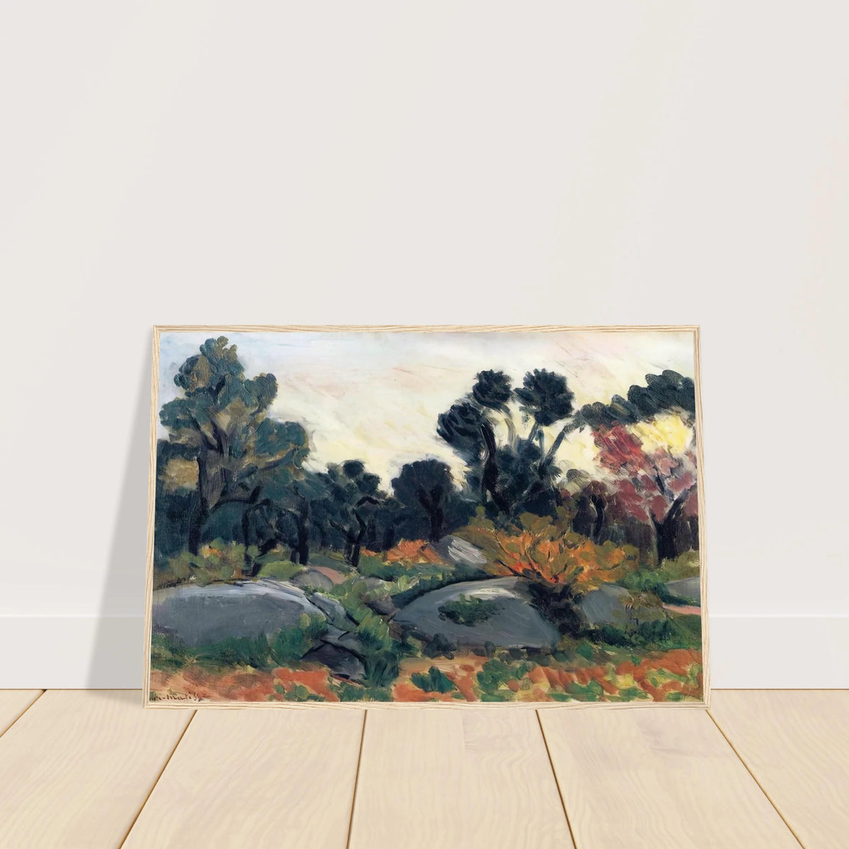 LANDSCAPE 3 Framed Poster | Henri Matisse Framed Prints Wall Art | Henri Matisse Print