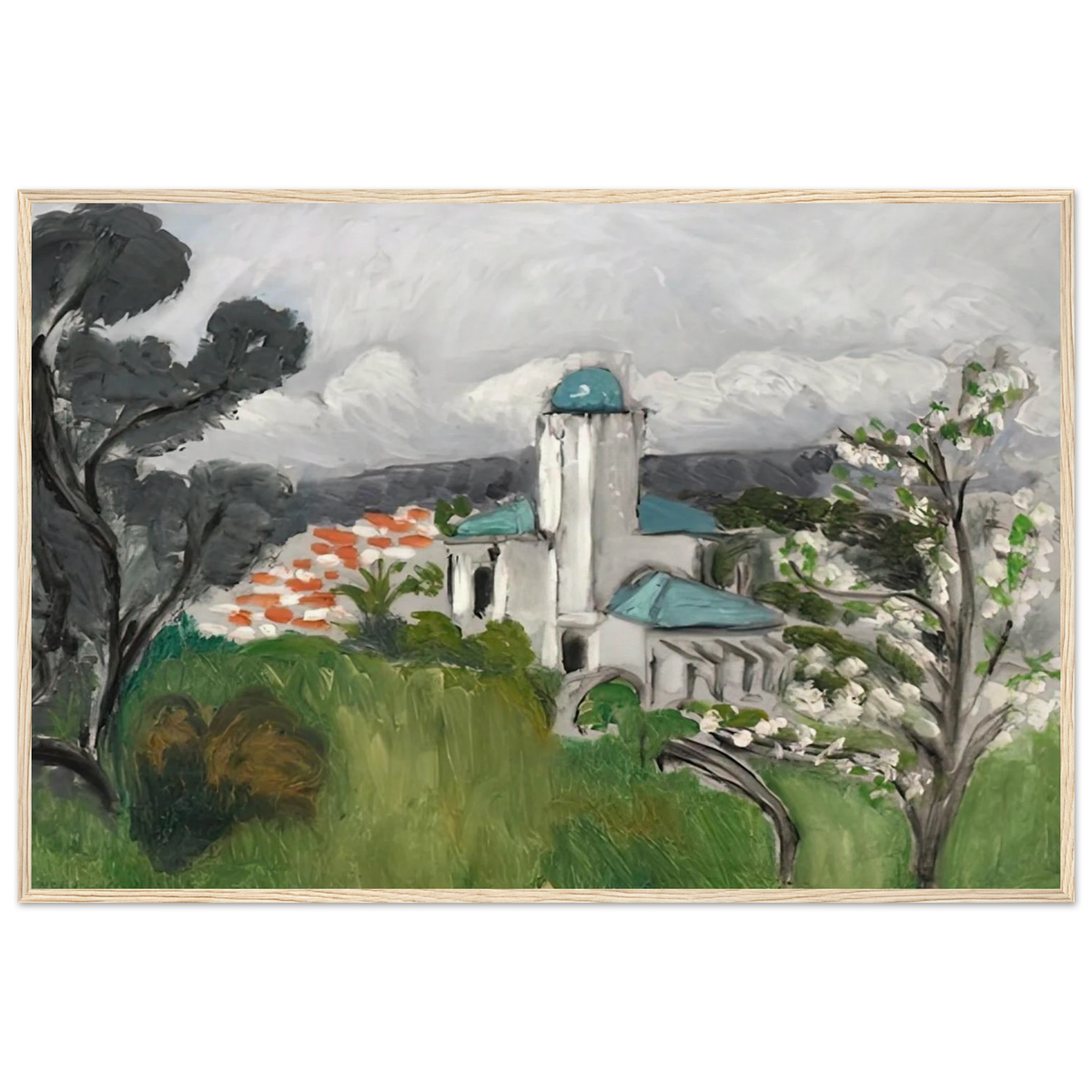 LA VILLA BLEUE 1918 Framed Poster | Henri Matisse Framed Prints Wall Art | Henri Matisse Print