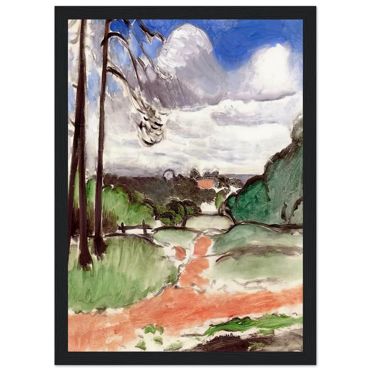 CHALAIS MEUDON 1917 Framed Poster | Henri Matisse Framed Prints Wall Art | Henri Matisse Print