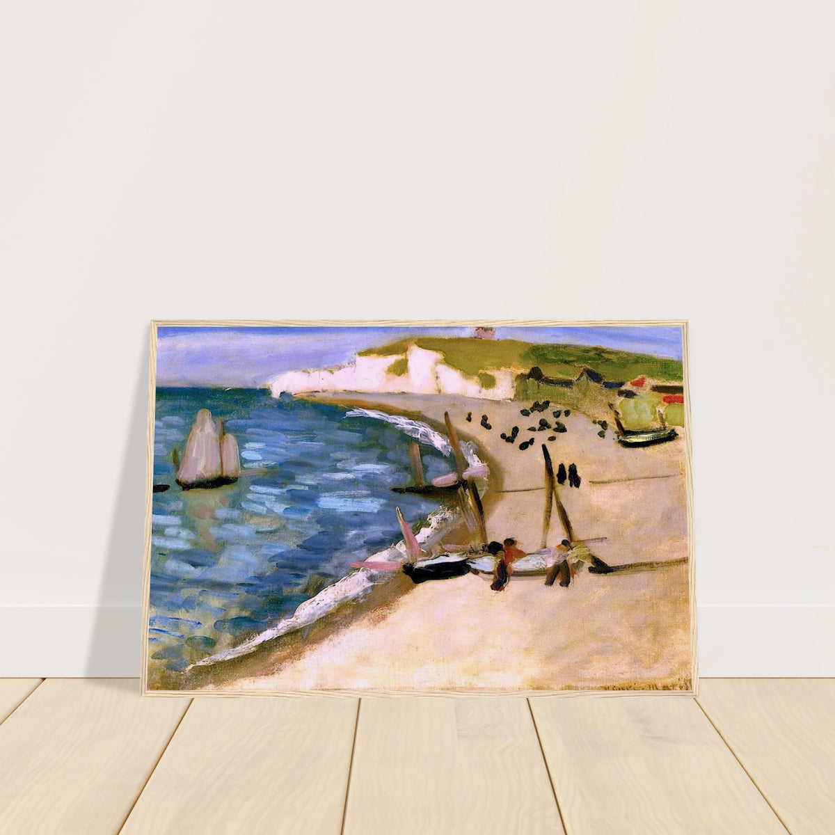 AHT AMONT CLIFFS AT ETRETAT 1921 Framed Poster | Henri Matisse Framed Prints Wall Art | Henri Matisse Print