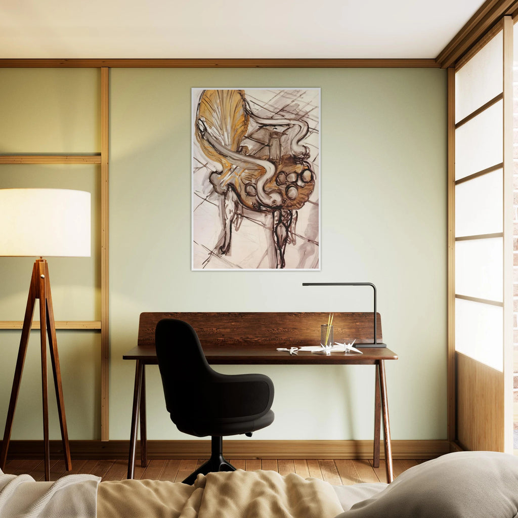 VENETIAN ARMCHAIR WITH FRUITS 1942 Framed Poster | Henri Matisse Framed Prints Wall Art | Henri Matisse Print