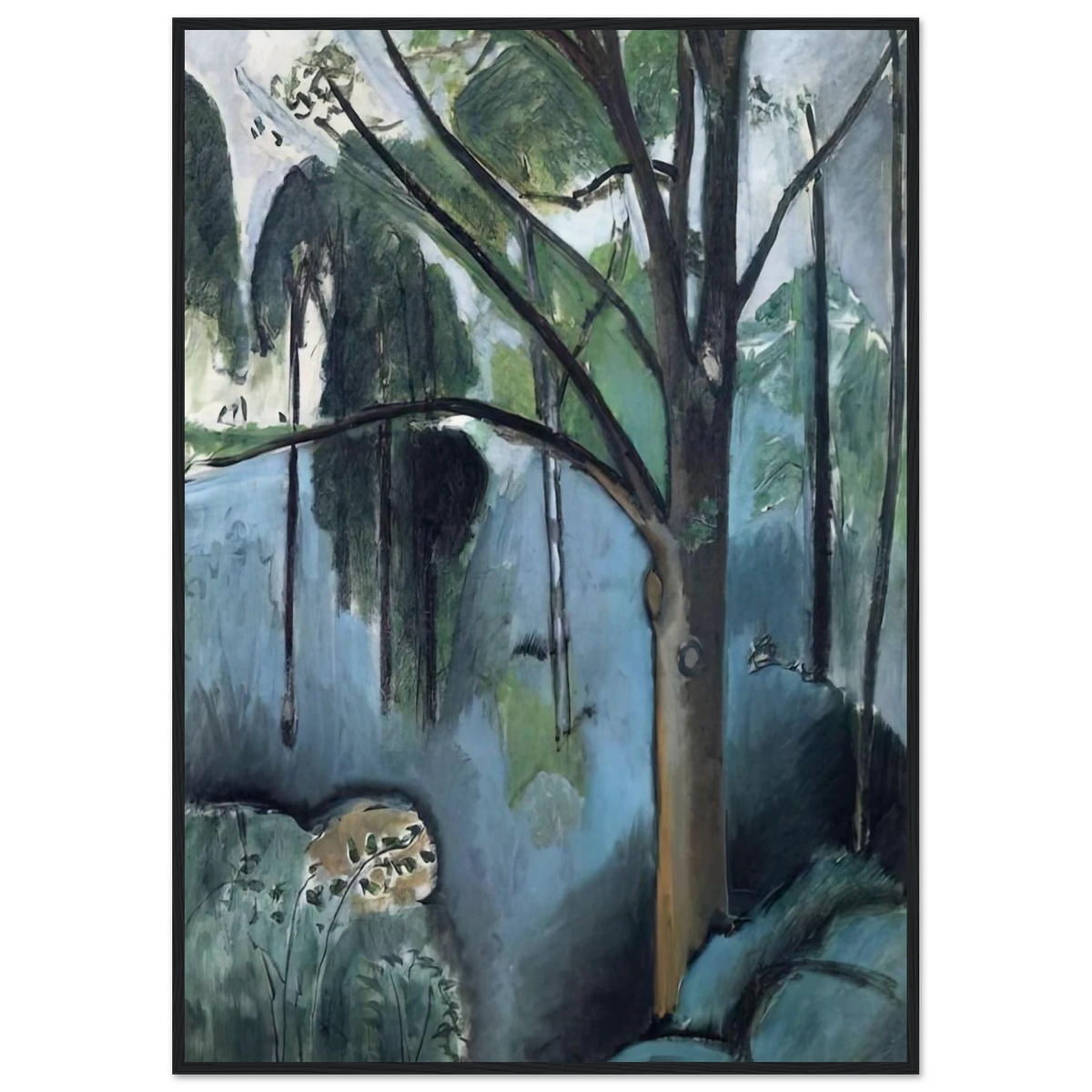 TRIVAUX POND 1917 Framed Poster | Henri Matisse Framed Prints Wall Art | Henri Matisse Print