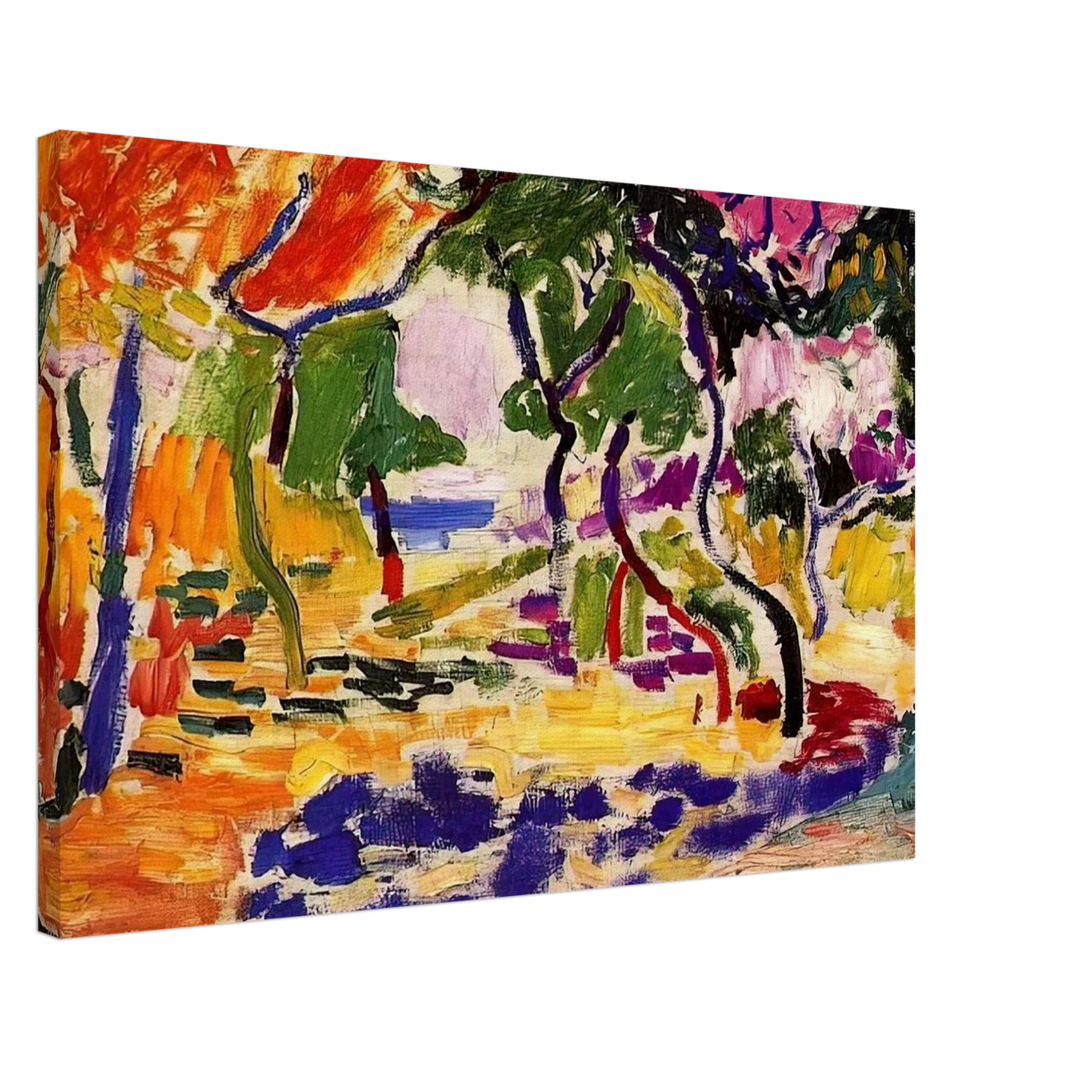 COUNTRYSIDE AT COLLIOURE 1905 Canvas | Henri Matisse Canvas | Henri Matisse Print
