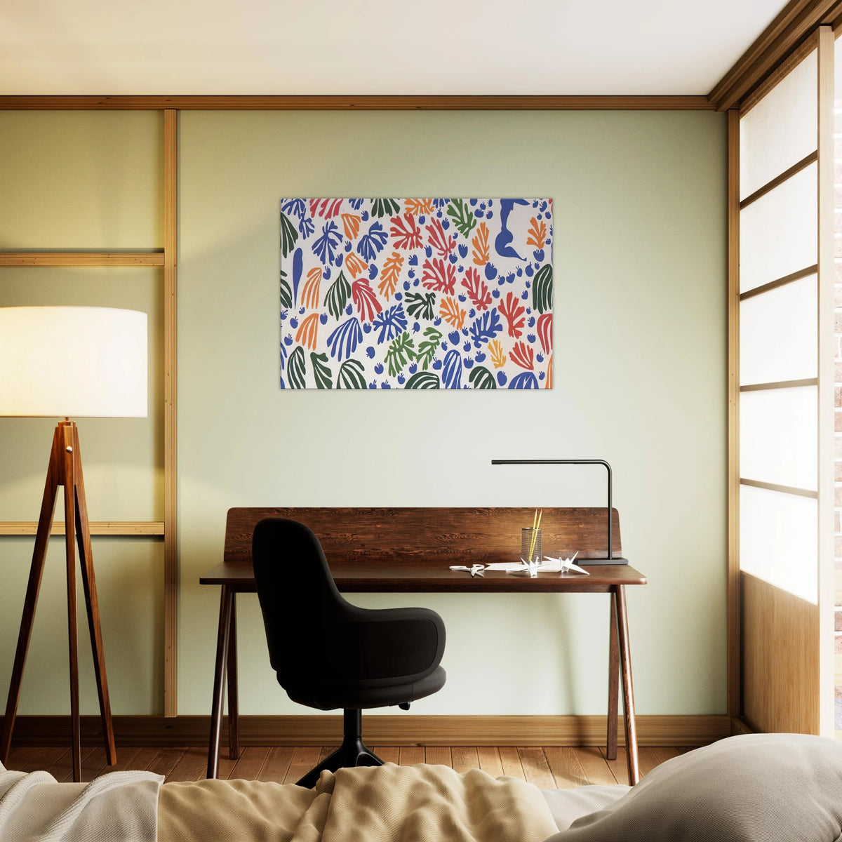 LA PERRUCHE ET LA SIRENE 1952 Canvas | Henri Matisse Canvas | Henri Matisse Print