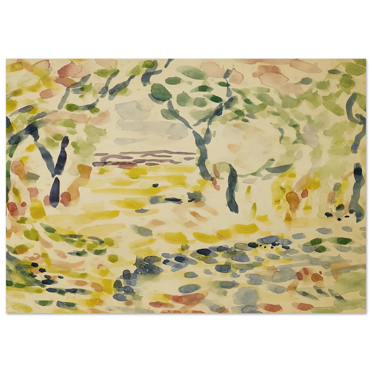 ETUDE POUR LE BONHEUR DE VIVRE 1905 Poster | Henri Matisse Poster | Henri Matisse Print
