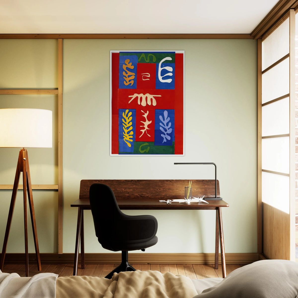 CUT OUTS 4 Framed Poster | Henri Matisse Framed Prints Wall Art | Henri Matisse Print