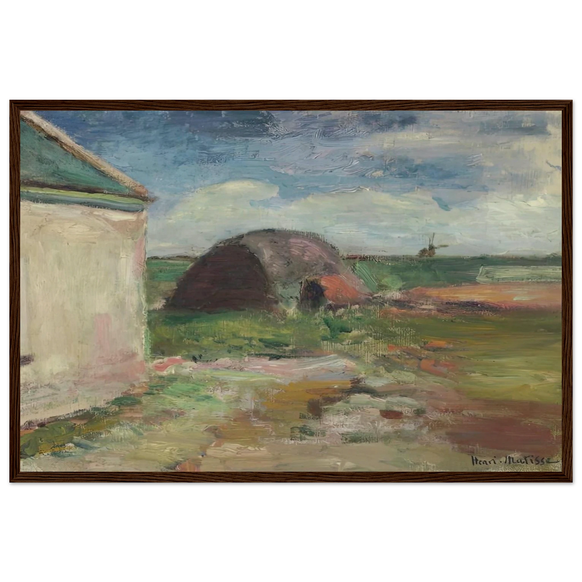 PAYSAGE DE BRETAGNE 1896 Framed Poster | Henri Matisse Framed Prints Wall Art | Henri Matisse Print