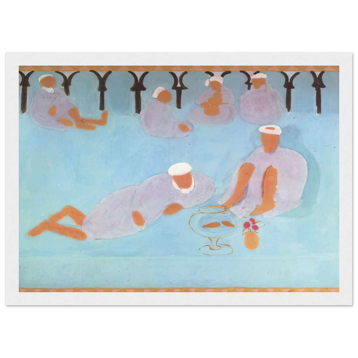 MOROCCAN CAF 1913 Framed Poster | Henri Matisse Framed Prints Wall Art | Henri Matisse Print