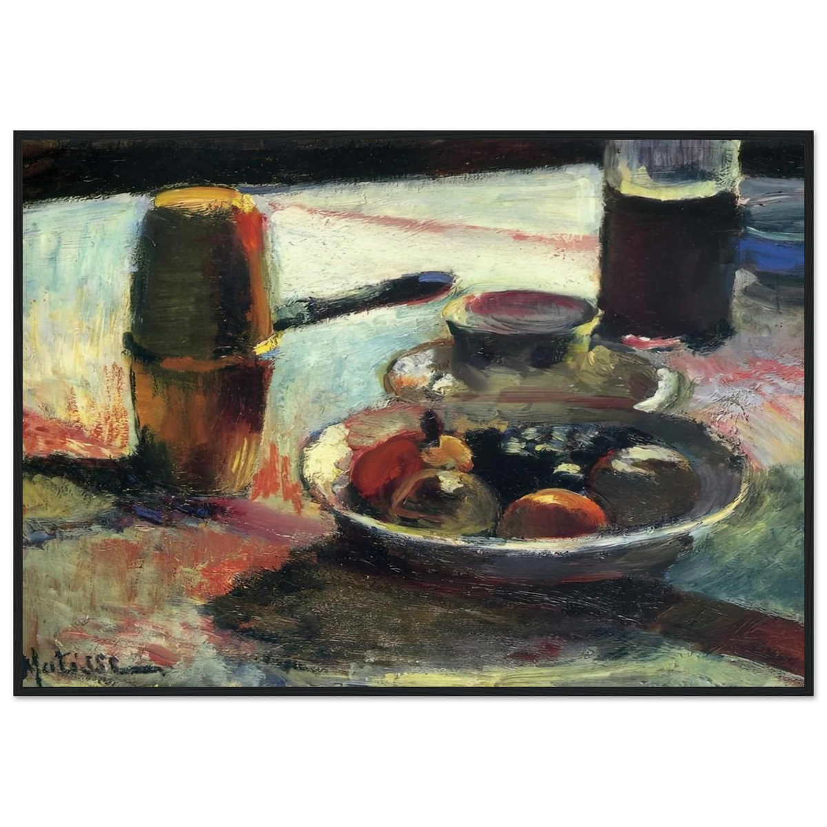 FRUIT AND COFFEE POT Framed Poster | Henri Matisse Framed Prints Wall Art | Henri Matisse Print