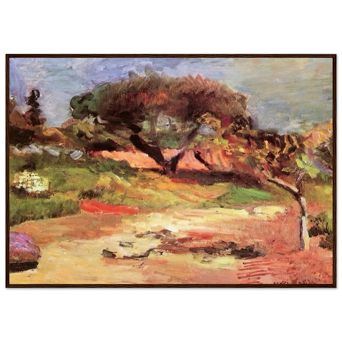 CORSICAN LANDSCAPE 1898 0 Framed Poster | Henri Matisse Framed Prints Wall Art | Henri Matisse Print