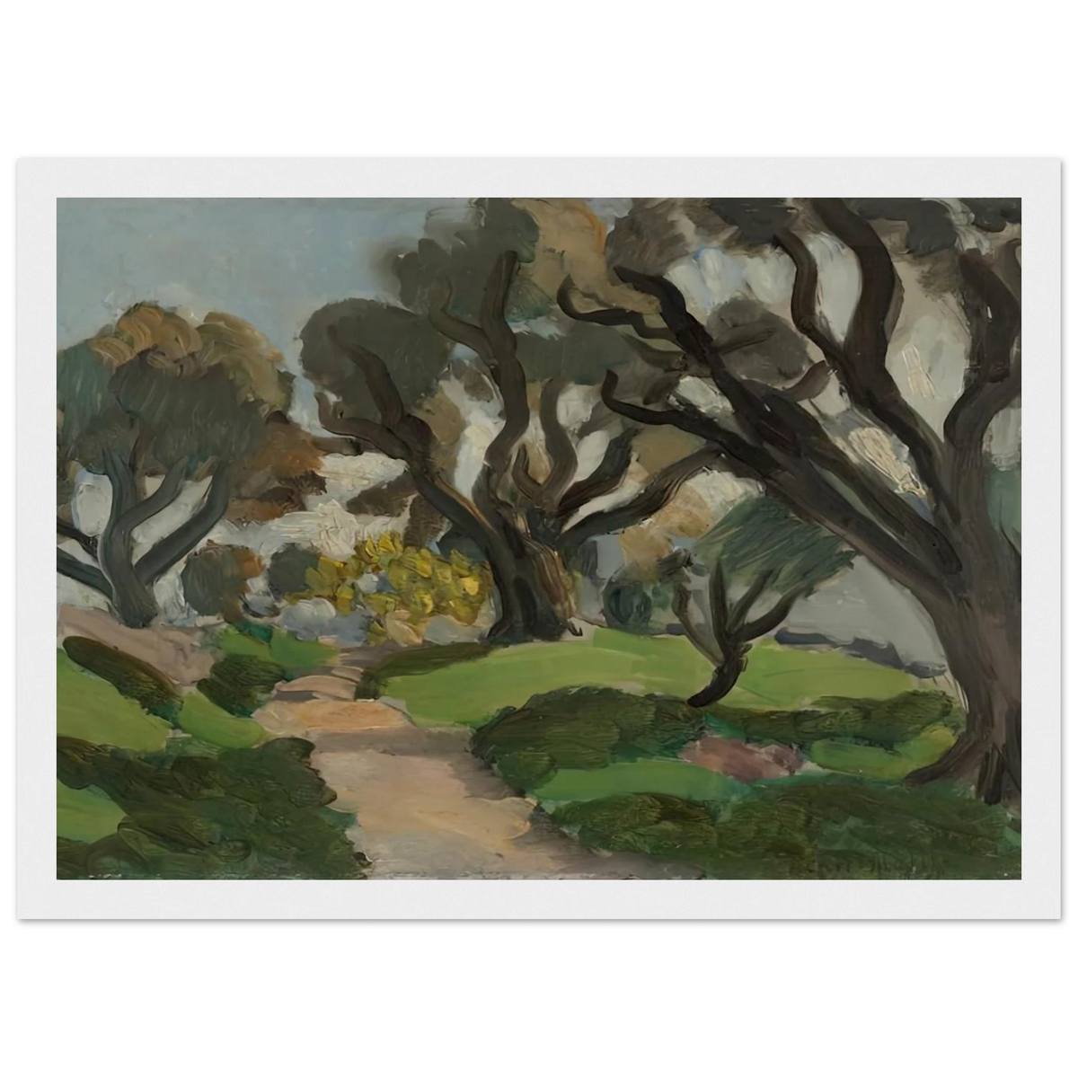 LANDSCAPE 1918 Framed Poster | Henri Matisse Framed Prints Wall Art | Henri Matisse Print