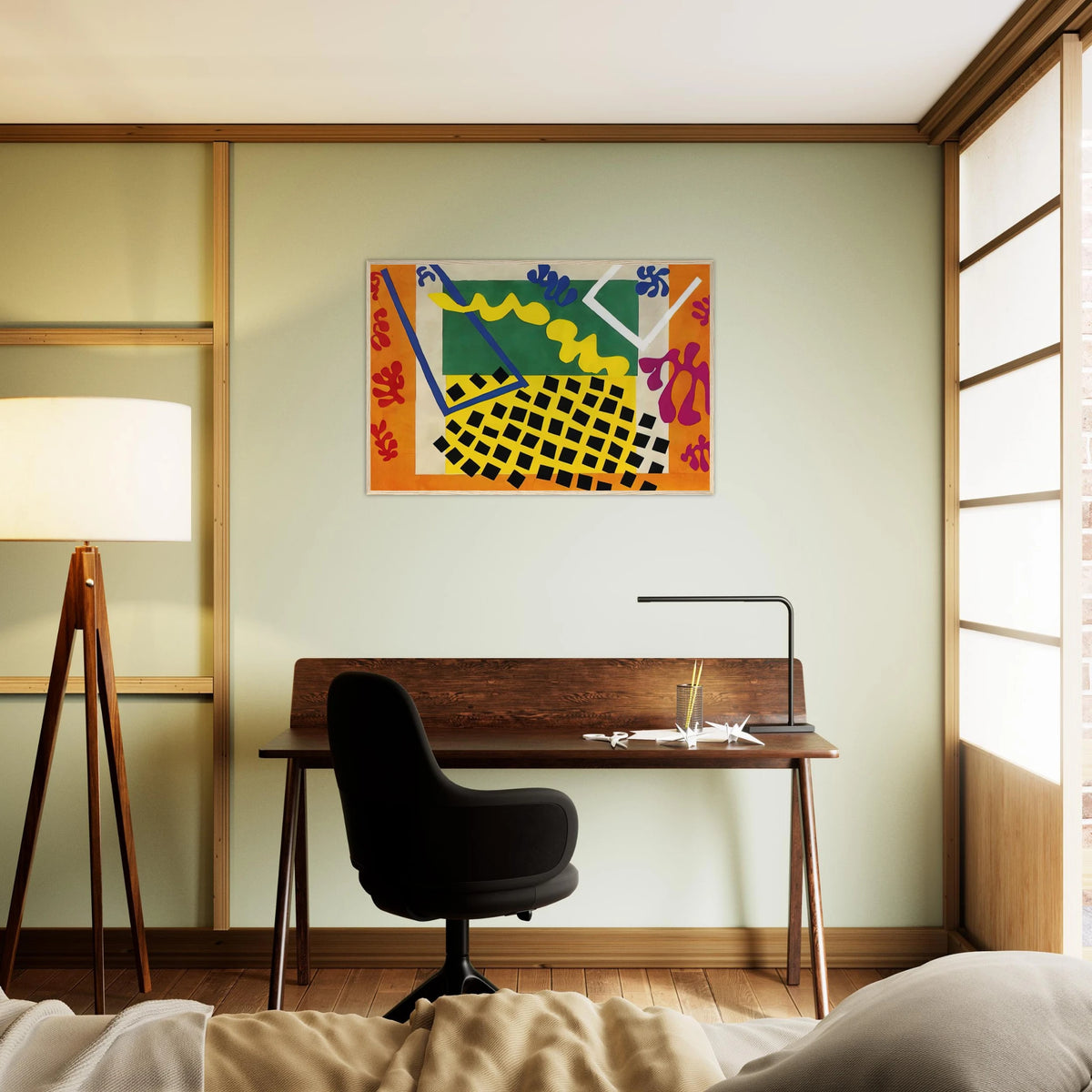 CUT OUTS 3 Framed Poster | Henri Matisse Framed Prints Wall Art | Henri Matisse Print