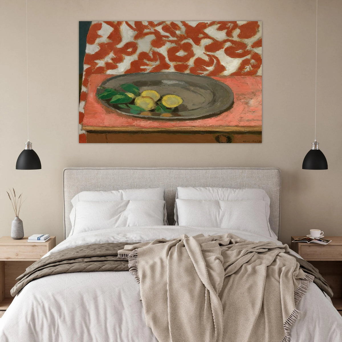LEMONS ON A PEWTER PLATE 1929 Poster | Henri Matisse Poster | Henri Matisse Print
