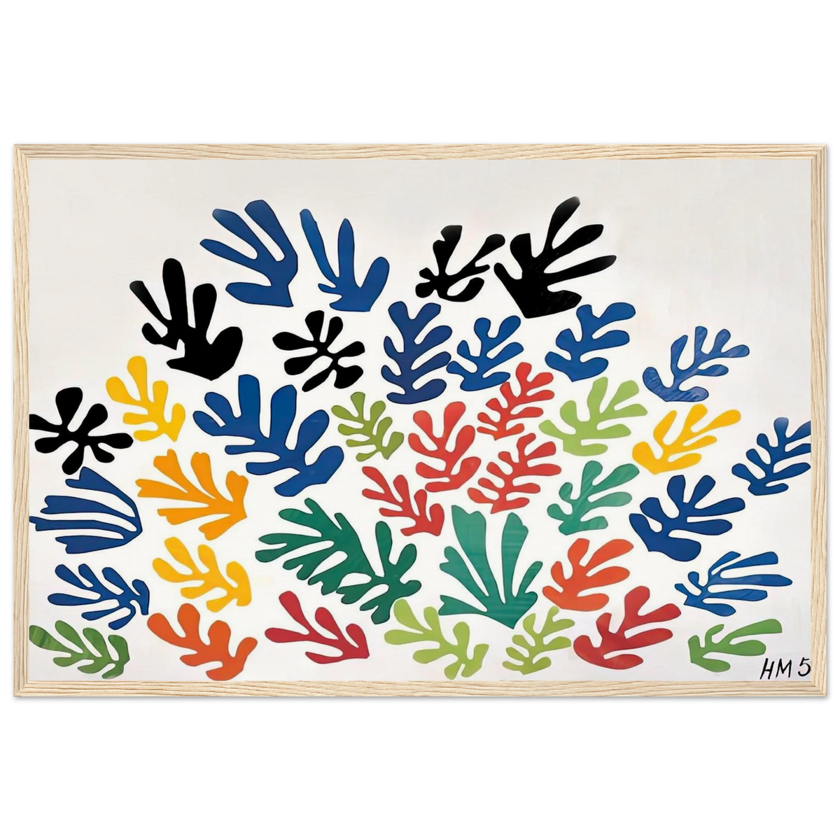 LA GERBE 1953 Framed Poster | Henri Matisse Framed Prints Wall Art | Henri Matisse Print