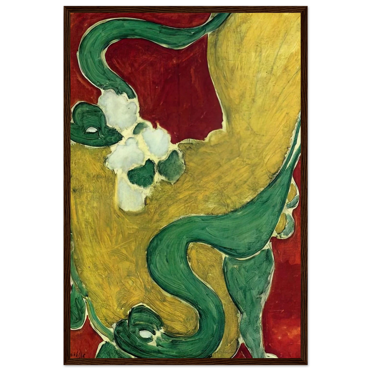 THE RACAILLE CHAIR 1946 Framed Poster | Henri Matisse Framed Prints Wall Art | Henri Matisse Print