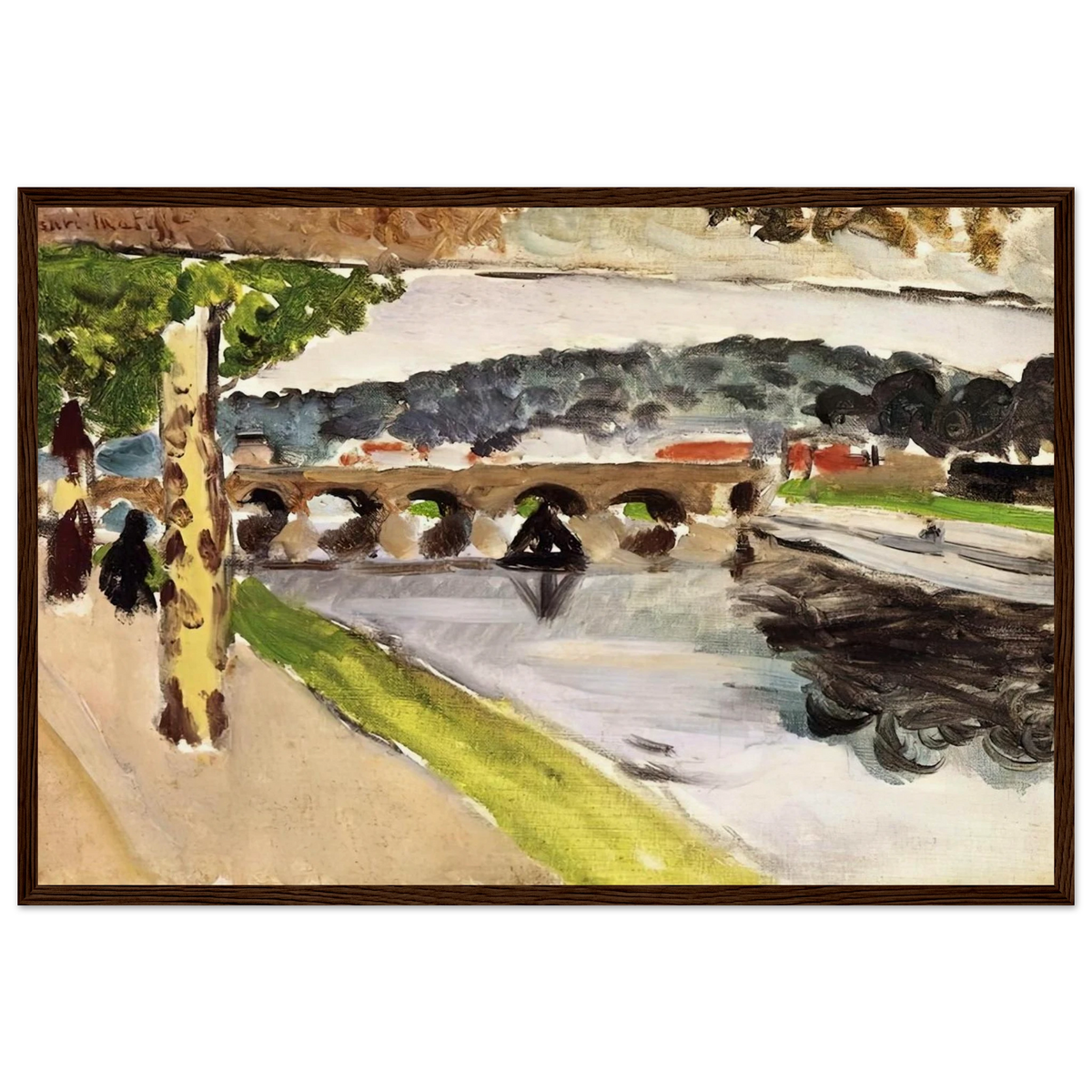 PARADE PLATANES 1917 Framed Poster | Henri Matisse Framed Prints Wall Art | Henri Matisse Print