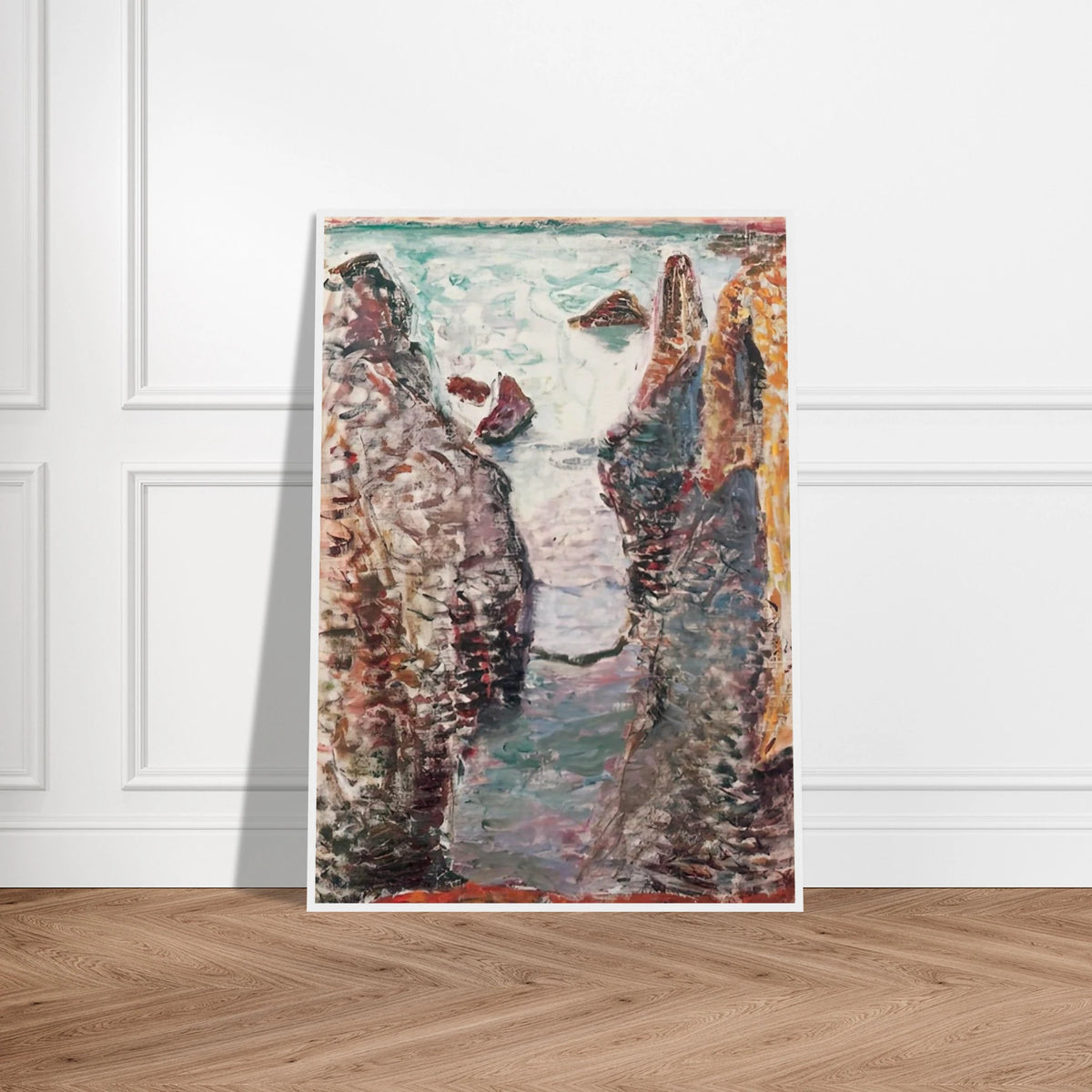 CIFFS BELLE ILE 1897 Framed Poster | Henri Matisse Framed Prints Wall Art | Henri Matisse Print